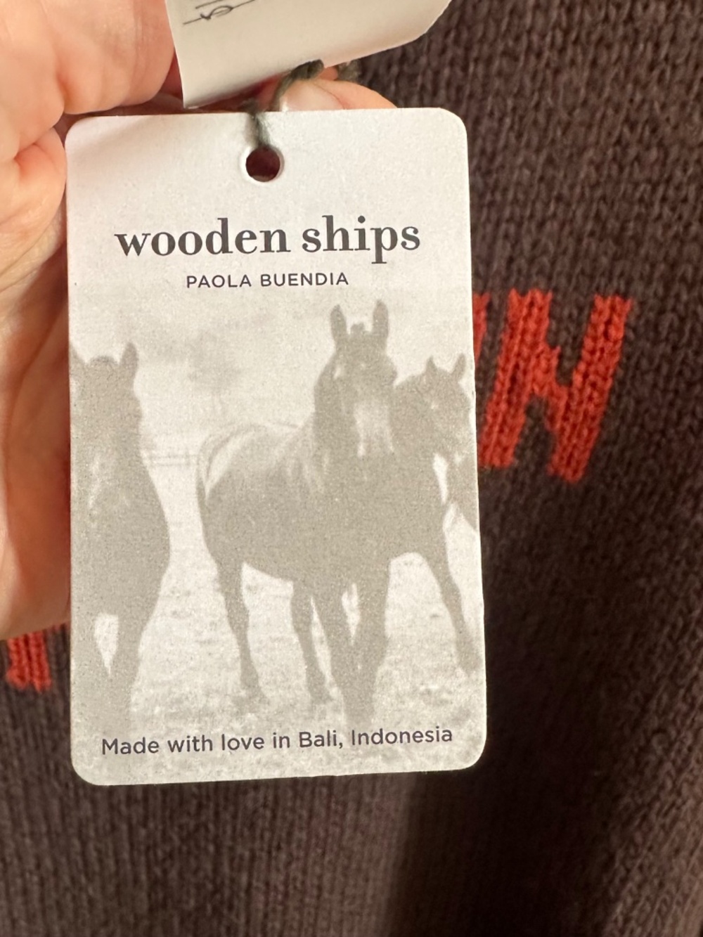 NWT Wooden Ships Pumpkin Spice Mohair Wool Blend Sweater - Picture 3 of 9